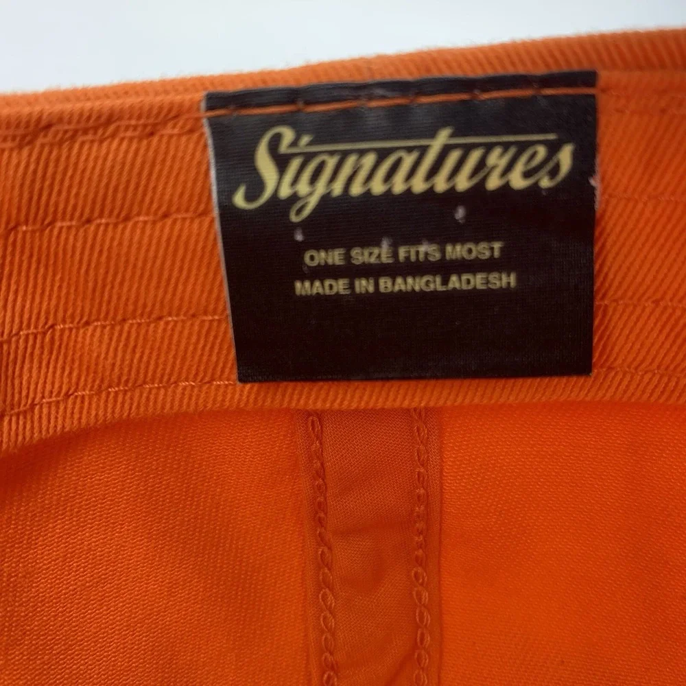 Oklahoma State OSU Cowboys Hat Orange Signatures Adjustable Strap Baseball Cap